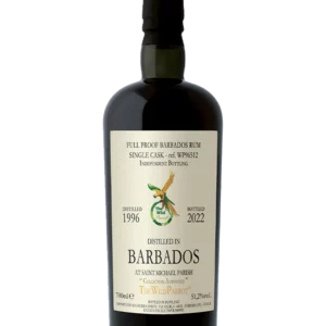 A La Civette Vins et spiritueux, rhum The Wild Parrot Barbados collection Antipodes 26 ans, bouteille face, spiritueux de prestige.