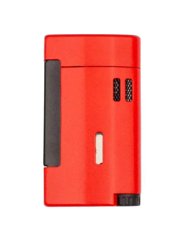 Briquet Mantis Apex rouge dos, accessoire à cigares haut de gamme A La Civette