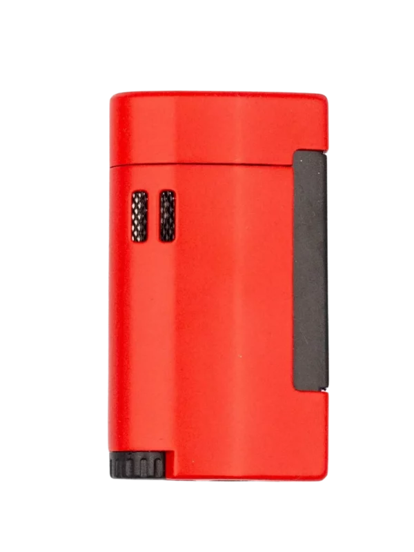 Briquet Mantis Apex rouge face, accessoire à cigares premium A La Civette