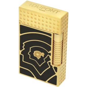 Briquet S.T. Dupont Le Grand Dupont Cohiba 60 noir vue trois-quarts, accessoire à cigares premium signé A La Civette.