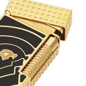 Zoom sur le briquet S.T. Dupont Le Grand Dupont Cohiba 60 noir, accessoire à cigares de luxe présenté par A La Civette.