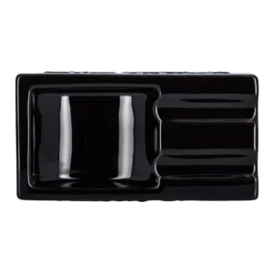 Cendrier Havana Club El Secundo noir dessus, accessoire à cigares haut de gamme A La Civette