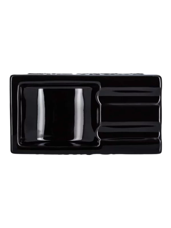 Cendrier Havana Club El Secundo noir dessus, accessoire à cigares haut de gamme A La Civette