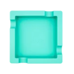 Cendrier Mantis Flex silicone aqua vu de dessus, accessoire à cigares haut de gamme A La Civette