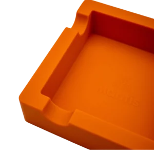 Cendrier Mantis Flex silicone orange zoom, accessoire à cigares premium A La Civette