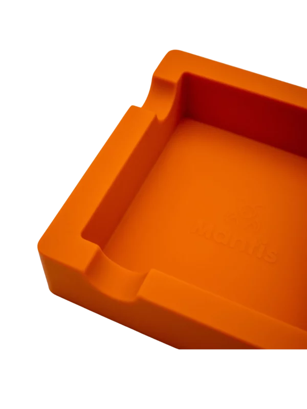 Cendrier Mantis Flex silicone orange zoom, accessoire à cigares premium A La Civette
