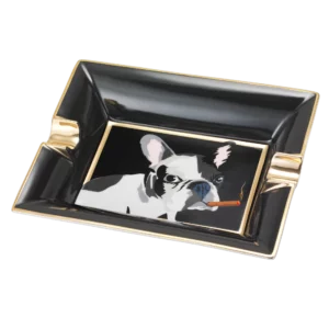 Cendrier Siglo Dog trois quarts, accessoire à cigares premium A La Civette