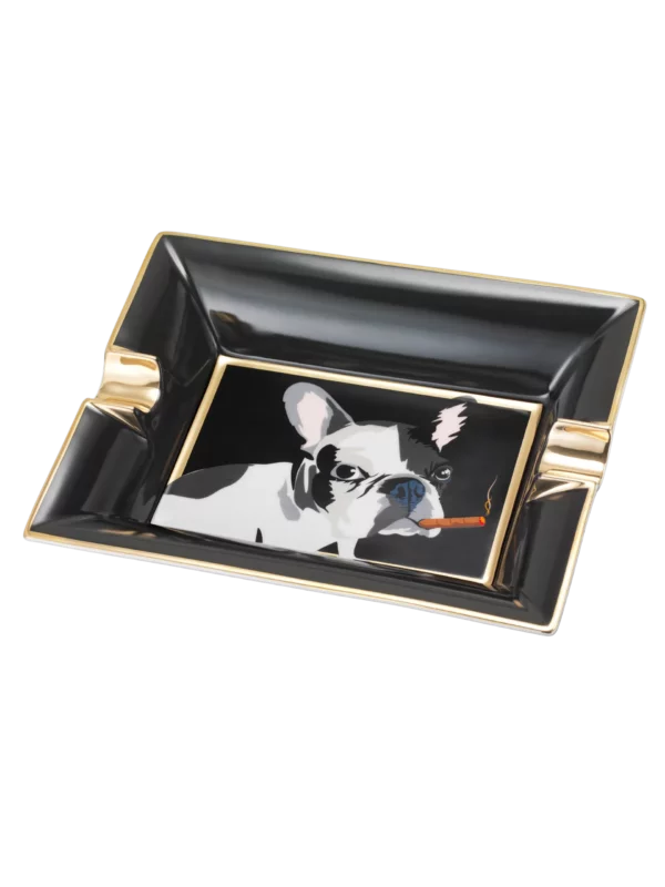 Cendrier Siglo Dog trois quarts, accessoire à cigares premium A La Civette
