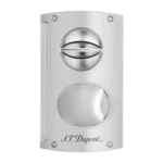 Coupe-cigare S.T. Dupont double lame chrome face, accessoire à cigares premium A La Civette