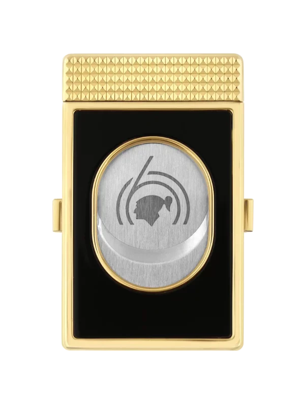 Vue dos du coupe-cigares S.T. Dupont Stand Slim Cohiba, accessoire à cigares premium présenté par A La Civette.