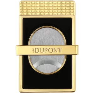 Vue face du coupe-cigares S.T. Dupont Stand Slim Cohiba, accessoire à cigares de luxe signé A La Civette.