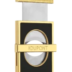 Coupe-cigares S.T. Dupont Stand Slim Cohiba ouvert, accessoire à cigares haut de gamme proposé par A La Civette.