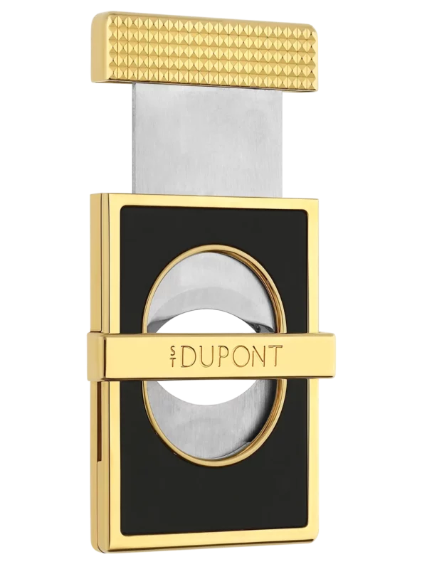 Coupe-cigares S.T. Dupont Stand Slim Cohiba ouvert, accessoire à cigares haut de gamme proposé par A La Civette.