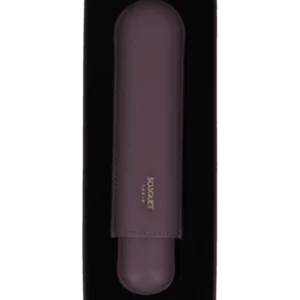 Étui à cigares Bosquet Paris cuir grainé violet simple avec boîte, accessoire à cigares haut de gamme A La Civette