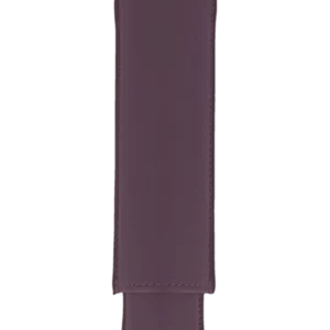 Dos de l’étui à cigares Bosquet Paris cuir grainé violet simple, accessoire à cigares premium A La Civette
