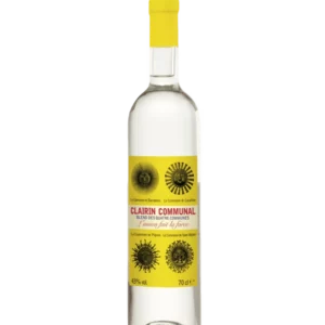 Vue face de la bouteille de rhum Clairin Communal Blend des quatres communes, sélection vins et spiritueux proposée par A La Civette.