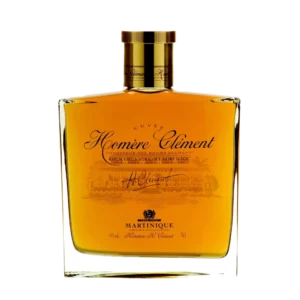 A La Civette Vins et spiritueux, Rhum Clément cuvée Homère Clément, bouteille face, spiritueux premium et raffiné.