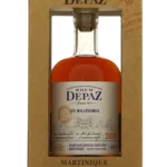 A La Civette Vins et spiritueux, Rhum Depaz Les millésimes 2010, boîte et bouteille face, spiritueux de prestige.