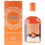 A La Civette vins et spiritueux rhum HSE extra vieux small cask millésime 2007 boîte face bouteille face