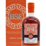 A La Civette vins et spiritueux rhum HSE extra vieux small cask millésime 2014 boîte face bouteille face