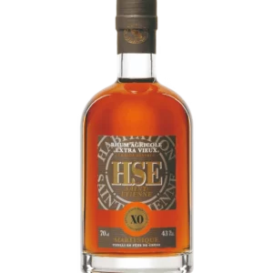 A La Civette vins et spiritueux rhum HSE XO Grande Réserve bouteille face