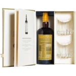 A La Civette vins et spiritueux rhum Hampden 8 ans coffret 2 verres boîte bouteille face