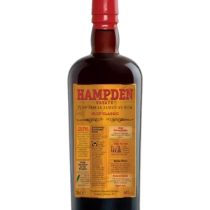 A La Civette vins et spiritueux rhum Hampden HLCF Classic bouteille face