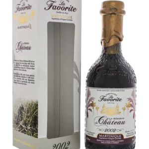 A La Civette vins et spiritueux rhum La Favorite La Réserve du Château 2002 bouteille face