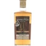 Vue face de la bouteille de rhum Manutea Vanilla tahitensis, spiritueux premium proposé par A La Civette.