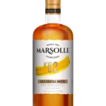 Vue face de la bouteille de rhum Marsolle N°02 Gold Cocktail Masterr, spiritueux haut de gamme proposé par A La Civette.