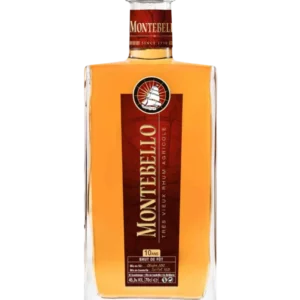 Vue face de la bouteille du rhum Montebello très vieux rhum agricole brut de fût millesime 2010 10 ans, spiritueux d’exception proposé par A La Civette.