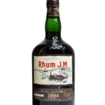 A La Civette Vins et spiritueux, Rhum Rhum J.M Millésime 2004 10 Ans, bouteille face, spiritueux de prestige.