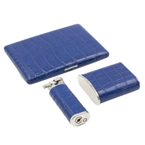 Accessoires à cigarettes A La Civette, cendriers de poche Tsubota Pearl bleu, collection complète premium