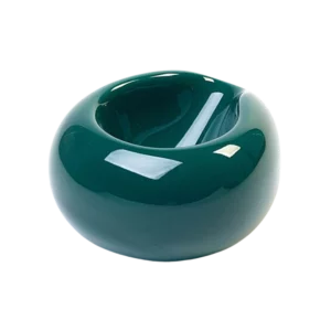 A La Civette Accessoires à pipes Porte-pipe Chacom CC605 céramique vert brillant, support individuel pour pipe en céramique.