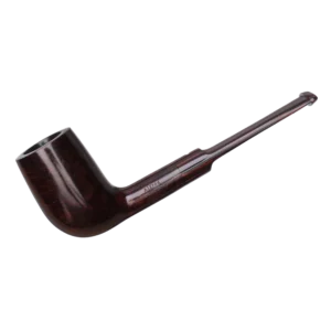 A La Civette Pipes Dunhill Chestnut 4212 forme droite finition lisse sans filtre profil, pipe en bruyère haut de gamme fabriquée en Angleterre.