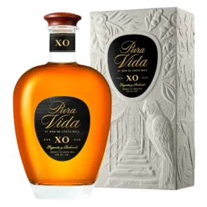 A La Civette vins et spiritueux rhum Pura Vida XO boîte face bouteille face inverse