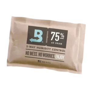 Sachet humidificateur Boveda 75 % 60 grammes pour accessoires à cigares, vue de face