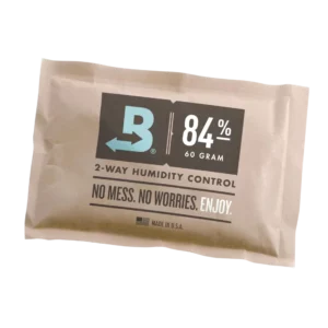 Sachet humidificateur Boveda 84 % 60 grammes pour accessoires à cigares, vue de face
